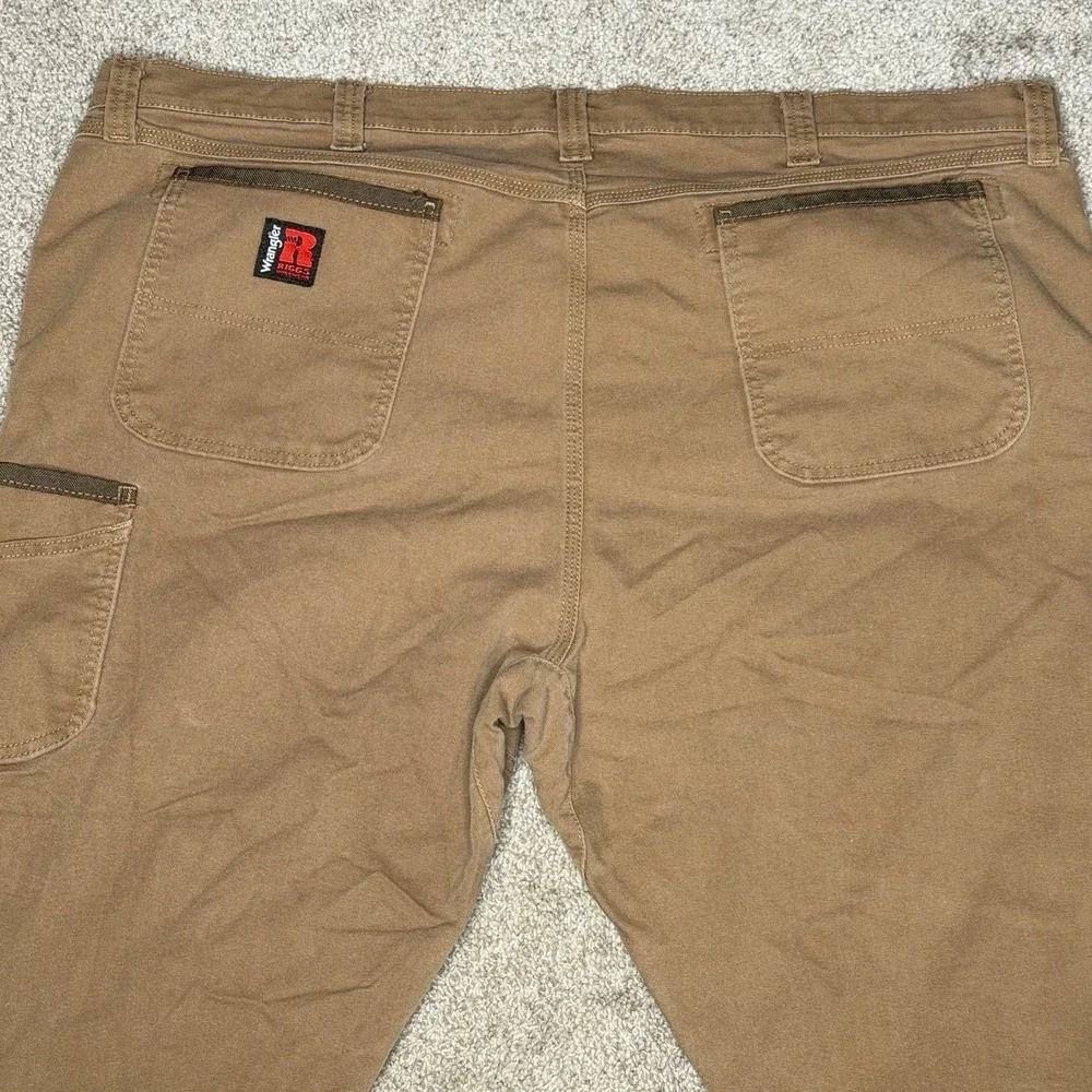 Wrangler Riggs Workwear UtilityPants Mens 48x30 Cargo Canvas Carpenter